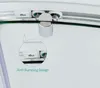 A close-up view of the anti-bumping design of a shower door's roller mechanism. Produktbild-Vorschau