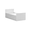 Bett Bettgestell Kinderbett Einzelbett Bett 90cm Weiß/Weiß Produktbild-Vorschau 9