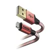 Lade-/Datenkabel "Reflective", Lightning, 1,5 m, Rot Produktbild-Vorschau 3