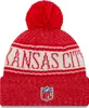 New Era NFL Sideline Winter Bobble Mütze Kansas City Chiefs Podgląd zdjęcia produktu 2