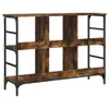 vidaXL Příborník kouřový dub 102x32x73,5 cm materiál na Náhled obrázku produktu 6