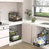 2 Stück Küchen Organizer, unter Waschbecken Regal, Produktbild-Vorschau 2