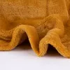 Große Kuscheldecke aus Microfaser einfarbig camel braun Produktbild-Vorschau 4
