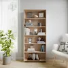 KOMTO Bücherregal 80 cm breit, Sonoma, Bücherregal mit 6 Produktbild-Vorschau 2