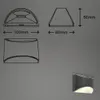 Applique murale solaire LED 100x80x50mm rectangulaire 4xLED Voir les images du produit 4