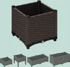 Relaxdays Pflanzkübel, Rattan-Optik, HBT: 38x40x40 cm, Produktbild-Vorschau 7