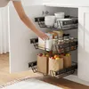 XINZI Panier coulissant pour armoire de cuisine 60 cm, lot Voir les images du produit 12