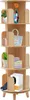 Bücherregale 4-stufig 360° drehbar Standregal Holz Produktbild-Vorschau 1
