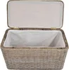 KRINES HOME Rattan Wäschekorb Wäschetruhe Sitz gepolstert Produktbild-Vorschau 6