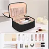 Borsa cosmetica imbottita da donna, borsa per trucchi Anteprima dell’immagine prodotto 5