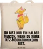 Mr. & Mrs. Panda Shopping Tasche Kfz-Mechatronikerin Herz - Produktbild-Vorschau 1