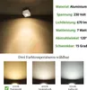 LUMILED Aufbauspot LED Aufbaustrahler Deckenlampe Spot Produktbild-Vorschau 2