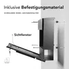 NewHabitat Briefkasten Anthrazit mit Zeitungsfach Produktbild-Vorschau 5