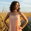 Boho Trägertop, Luftiges Top aus Baumwolle - Orange, Damen, Produktbild-Vorschau 5