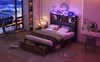 Doppelbett mit Stauraum 140x200cm, USB-Anschluss, Produktbild-Vorschau 8
