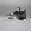 A side view of an Air Jordan 4 Retro sneaker against a plain gray background. Náhled obrázku produktu
