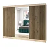 Schwebetürenschrank FARA 3-türig Schrank 200 cm Produktbild-Vorschau 2