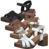 Tamaris Damen Sandalen Leder Plateau 1-28331-28, Größe:38 Produktbild-Vorschau 1