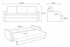 Schlafsofa PALERMO – Modernes 3-Sitzer Sofa mit Produktbild-Vorschau 7