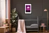 MuchoWow® Gerahmtes Poster Spiele - Neon - Retro - Lila - Produktbild-Vorschau 3