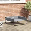 Leżanka dla psa vidaXL, jasnoszara, 75 x 75 x 30 cm, Podgląd zdjęcia produktu 2