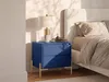 Set aus 2 Nachttischen mit 2 Schubladen - Metall und MDF Produktbild-Vorschau 2
