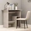 Scrivania grigio cemento 80x45x74 cm materiale a base di Anteprima dell’immagine prodotto 2