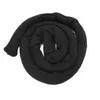 A black, coiled, fabric-covered tube on a white background. Náhled obrázku produktu