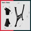 KOTARBAU® 2er Set Tischbeine 69 x 56 cm Tischgestell Produktbild-Vorschau 7