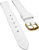 Herzog Louisiana Clip Damen | Uhrenarmband Leder weiss Produktbild-Vorschau 1
