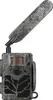 A camouflage-patterned trail camera with an extended antenna, shown against a white background. Voir les images du produit