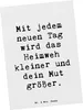 Mr. & Mrs. Panda Postkarte Spruch Heimweh überwinden Mut - Produktbild-Vorschau 1