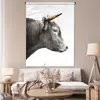 MuchoWow® Wandteppich Wandbehang Schottisches Hochlandrind Produktbild-Vorschau 5
