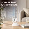Tischventilator Akku Weiß 5 Stufen leise | 1200 mAh, LED Produktbild-Vorschau 6