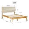 Homestyle4u Holzbett 140x200 cm|mit Lattenrost |Doppelbett Produktbild-Vorschau 4