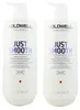 Goldwell Dualsenses Just Smooth 2 x 1000 ml set di shampoo Anteprima dell’immagine prodotto 1