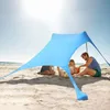 Duży namiot tarp plażowy baldachim parawan słoneczny 2x2m Podgląd zdjęcia produktu 4