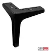 SOTECH Möbelfuß VICTOR 150 mm schwarz matt – Möbelbein Produktbild-Vorschau 2
