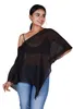 Lagenlook Poncho, Leichter Poncho, Pixi Poncho - Schwarz, Produktbild-Vorschau 4
