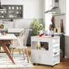 KOMFOTTEU kuchynský vozík s pracovnou doskou, servírovací Náhľad obrázku produktu 5