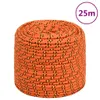 vidaXL Corde de bateau orange 10 mm 25 m polypropylène Voir les images du produit 6