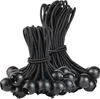 30 Stücke Spanngummis mit Kugel, Schwarz Planenspanner 15cm Produktbild-Vorschau 1