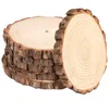 5 Stück 23-25cm Durchmesser Holzscheiben, 2 cm Dick Produktbild-Vorschau 1