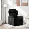 vidaXL Massagesessel Schwarz Stoff Produktbild-Vorschau 1