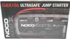 The image shows the packaging of a NOCO Boost X jump starter. Voir les images du produit