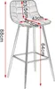 WOLTU Barhocker 4er Set Designer Barstuhl Hocker Produktbild-Vorschau 7