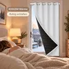 Cortina para puerta de 132x203 cm, con protección térmica y Vista previa de la imagen del producto 5