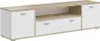 Cosmo Lowboard Weiß / Sonoma Eiche hell Produktbild-Vorschau 1
