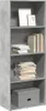 vidaXL Bücherregal Betongrau 60x30x152 cm Holzwerkstoff Produktbild-Vorschau 2