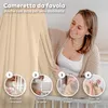 Cielo per lettino Crema, con asta - Cielo letto in mussola Anteprima dell’immagine prodotto 4